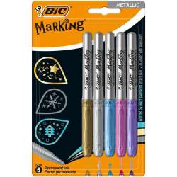 Marker Marking Metallic Ink 5 kolorów BIC
