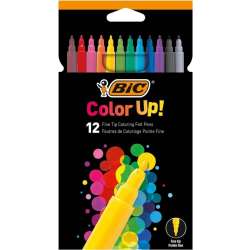 Flamastry Color UP 12 kolorów BIC - 1