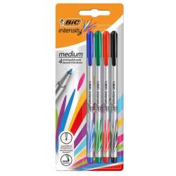 Cienkopisy Intensity medium mix ast bls 4szt BIC