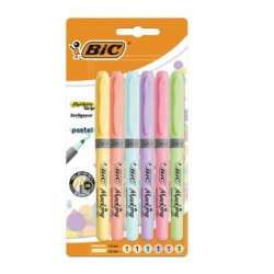 Zakreślacz Highlighter Grip Pastel 6 kol BIC - 1