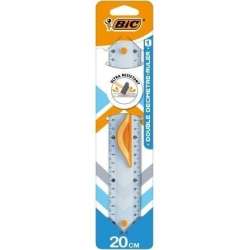 Linijka 20cm Double Ruler 1szt BIC - 1