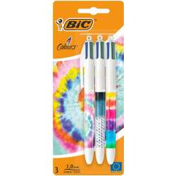 Długopis 4 Colours Message Tie Dye 3szt BIC