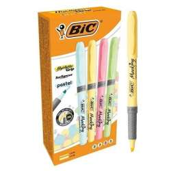 Zakreślacz Grip Pastel mix 12szt BIC