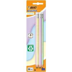Ołówek z gumką Evolution Pastel 5szt