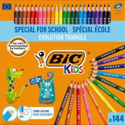 Kredki ołówkowe Kids Evolution Triangle 144kol BIC