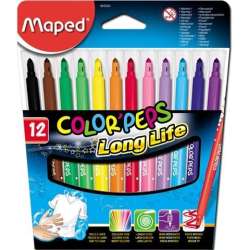 Flamastry Colorpeps trójkątne 12 kolorów MAPED - 1