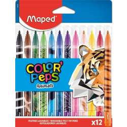Flamastry Colorpeps Animals 12 kolorów MAPED - 1