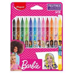 Flamastry Barbie 12szt MAPED - 1