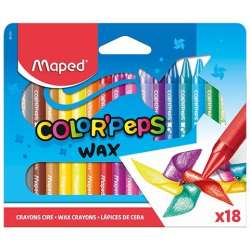 Kredki Colorpeps świecowe 18 kolorów MAPED - 1