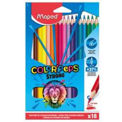 Kredki Colorpeps Strong trójkątne 18 kol MAPED - 1