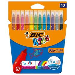 Flamastry Kids Couleur 12 kolorów BIC - 1