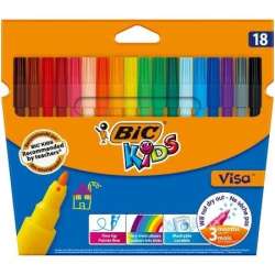 Flamastry Kids Visa 18 kolorów BIC - 1