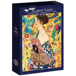 Puzzle 2000 Kobieta z wachlarzem, Gustav Klimt - 1
