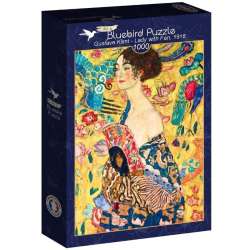 Puzzle 1000 Kobieta z wachlarzem, Gustave Klimt - 1