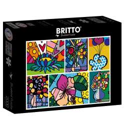 Puzzle 2000 Kwiaty, Romero Britto - 1