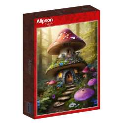Puzzle 500 Chatka pośród grzybów