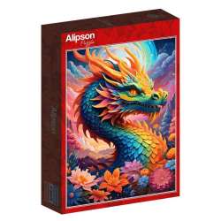Puzzle 1000 Kolorowy Smok