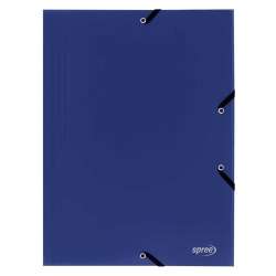Teczka A4 z gumką niebieska