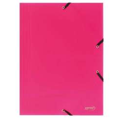 Teczka A4 z gumką różowa - 1