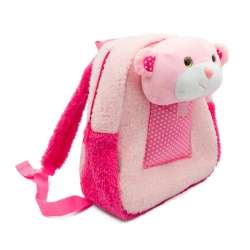 Plecak pluszowy z zabawką PINK TEDDY S (228874) - 1