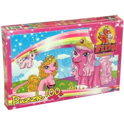 NORIS PUZZLE FILLY JEDNOROŻCE 100el - 1