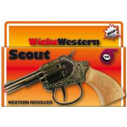 Rewolwer Scout Western 100-shot 135mm w pudełku 0321 (0321 SOHNI - WICKE) - 1