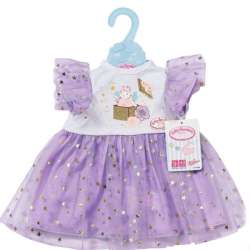 Baby born - Liliowa sukienka tutu 43cm