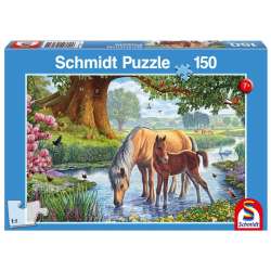 Puzzle 150 Konie przy strumieniu G3 - 1