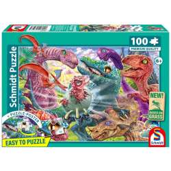 Puzzle PQ 100 Duże przygody małych dinozaurów G3