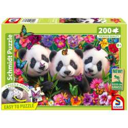 Puzzle PQ 200 Trzy pandy - 1