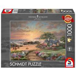 Puzzle 1000 Thomas Kinkade, Dom nad morzem - 1