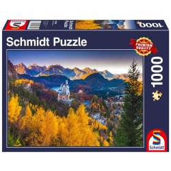 Puzzle 1000 Jesień na Zamku Neuschwanstein, Niemcy - 1