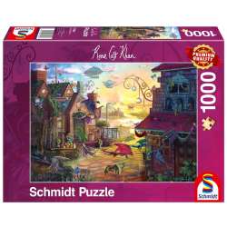 Puzzle 1000 Rose Cat Khan, Smocza poczta - 1