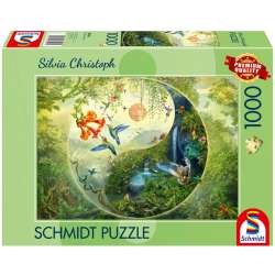 Puzzle PQ 1000 W lesie kolibrów - 1