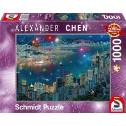 Puzzle PQ 1000 Fajerwerki nad Hongkongiem G3 (GXP-794202)