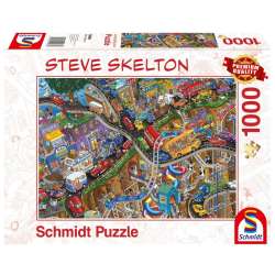 Puzzle PQ 1000 Steve Skeleton Godziny szczytu G3 (GXP-835986)
