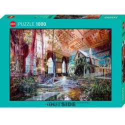Puzzle 1000 In/Outside, Absorbujący dom