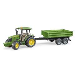 PROMO Traktor John Deere 5115M z przyczepą wywrotką 02108 BRUDER (BR-02108) - 1
