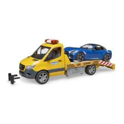 Mercedes Sprinter laweta pomocy drogowej z modułem światło + dźwięk i auto Roadster 02675 BRUDER (BR-02675) - 1