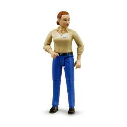 Figurka kobiety w niebieskich dżinsach 60408 BRUDER (BR-60408) - 1