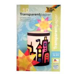 Teczka z papierem transparentnym 10 arkuszy