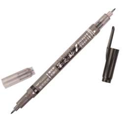 Flamaster Brush pen Fudenosuke Twin tip (6szt) - 1