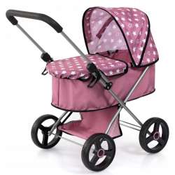 Wózek dla lalek Go w kolorze stary róż