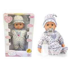 Bobas pierwsze słowa szary 38cm