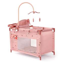 Łóżeczko wieloosobowe 46cm różowe