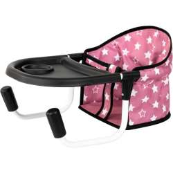 Siedzisko stołowe dla lalek różowe