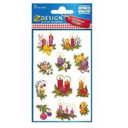 Naklejki błyszczące - Stroiki świąteczne (4050) - 1