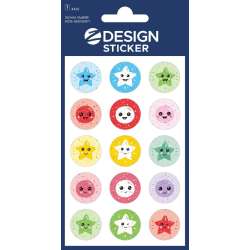 Naklejki brokatowe - gwiazdki