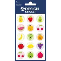 Naklejki błyszczące - owoce