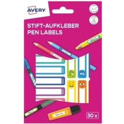 Naklejki na przybory do pisania